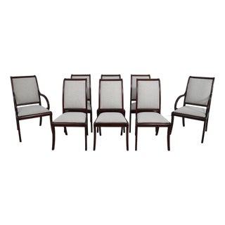 Set of 8 Henkel Harris Mahogany Dining Chairs For Sale