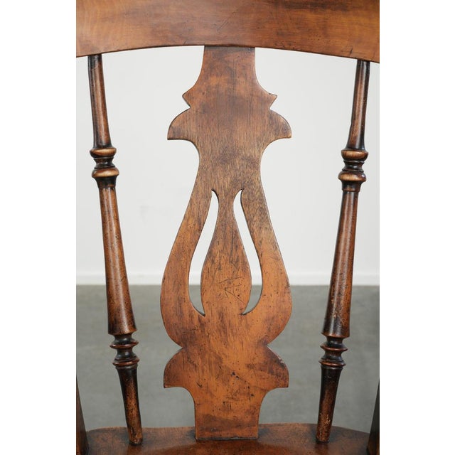Antique English Wooden Windsor Spindle Chair, Early 19th Century For Sale - Image 10 of 17