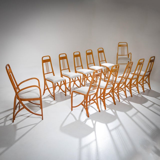 Art Nouveau Chairs, Model "511" and "1511" by Brothers Thonet, Vienna For Sale - Image 12 of 15
