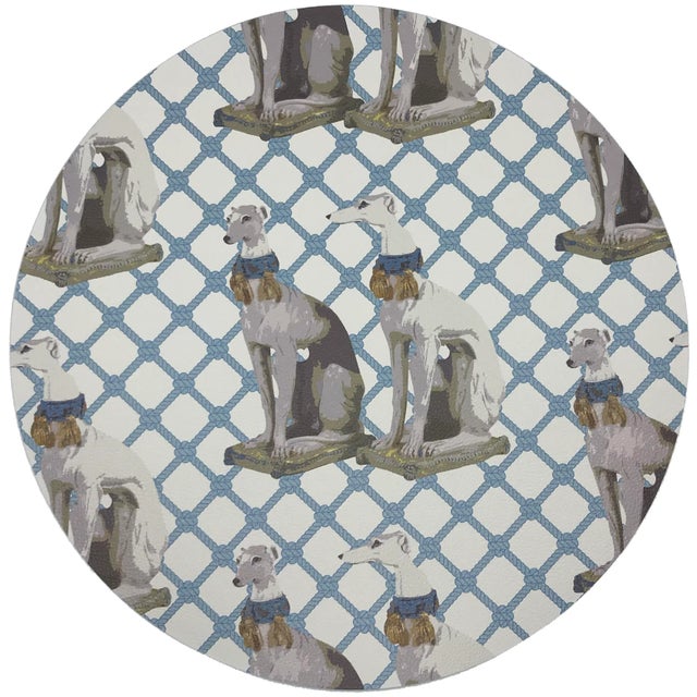 Our pebbled vinyl leather placemats make for pieces suitable at any occasion. With our signature patterns on the front and...