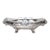 Antique 19th Century Gorham Sterling Silver Hand-Hammered Footed Fruit Bowl For Sale