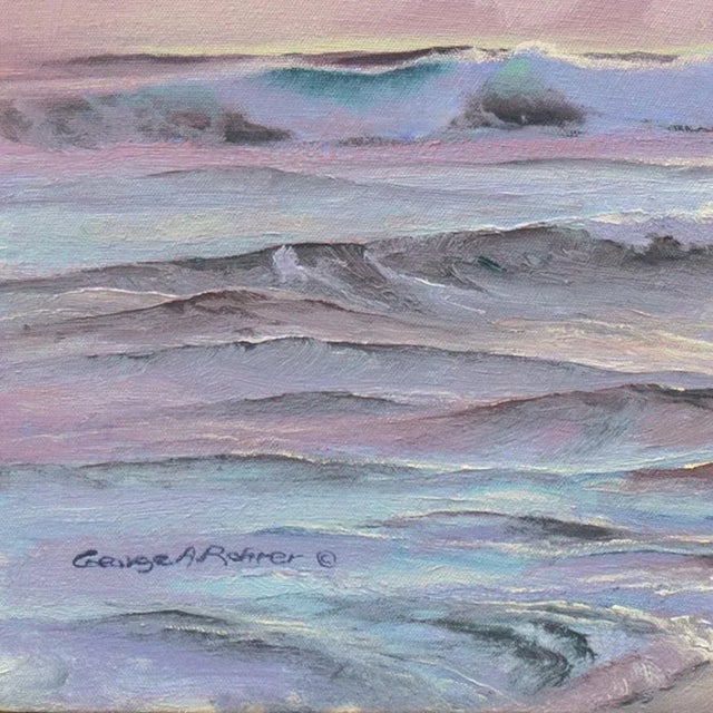 Signed lower left, 'George A Rohrer' (American, born 1929), additionally signed, verso, and dated 1988. A lyrical and...