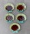 French 19th Century French Majolica Shell Plates Choisy Le Roi-Set of 5 For Sale - Image 3 of 7