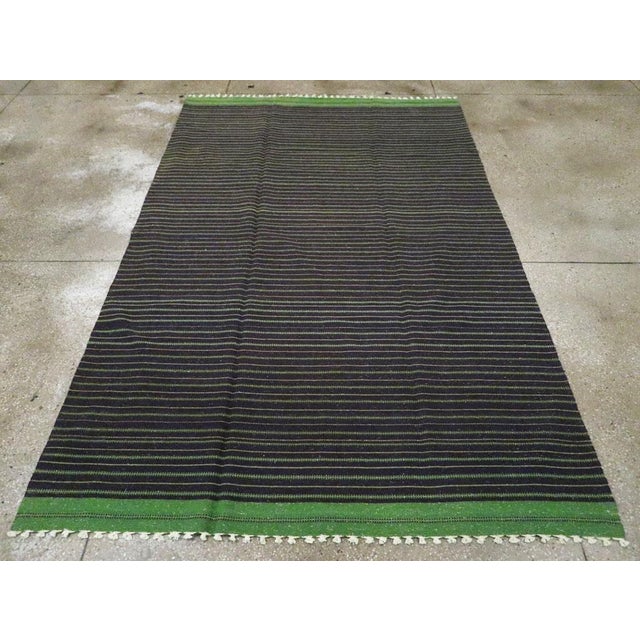 Modern Galerie Shabab Collection Mid-20th Century, Handmade Turkish Flatweave Kilim Accent Rug For Sale - Image 3 of 9