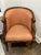 1940 Carved Wood Swan Barrel Chair For Sale - Image 9 of 10