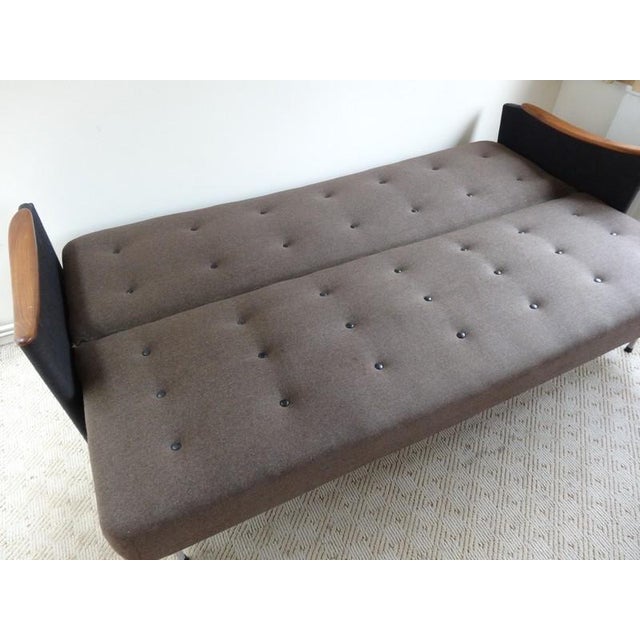 Wood Danish 3-Seater Sofa or Daybed, 1950s For Sale - Image 7 of 11