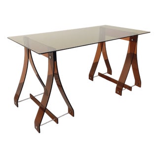 Vintage Desk by Marcello Gacita and Pierre Tiberi for Rodet, 1970s For Sale