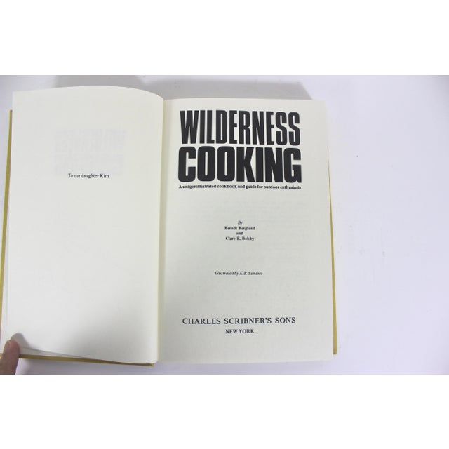 1970s 1973 Signed Wilderness Cooking Cookbook, Conversation Piece Retro Kitchen Decor, Old Hardcover Gift for Foodie For Sale - Image 5 of 12