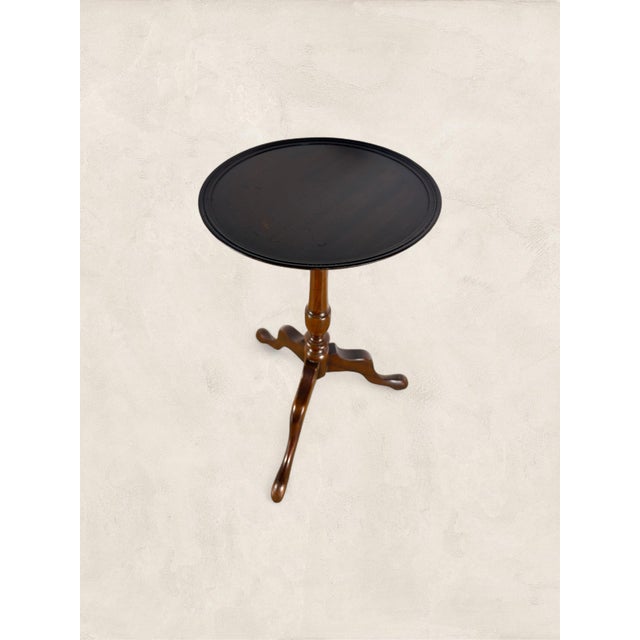 Antique English Mahogany Wine Table For Sale In Tampa - Image 6 of 7