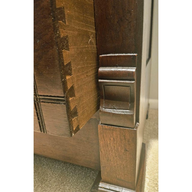 Brown Late Victorian Eastlake Walnut Dresser/Chest of Drawers/Hutch (C1880–1890) For Sale - Image 8 of 16