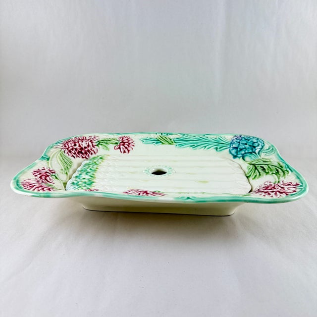 1910s 1910s Salins-Les-Bains Asparagus & Artichoke Server Drainer For Sale - Image 5 of 14