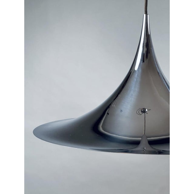 Semi Pendant Lamp by Claus Bonderup and Torsten Torup for Fog & Mœrup, 1970s For Sale - Image 3 of 10