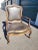 Large French Brown Leather Arm Chair For Sale - Image 4 of 4