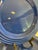 Late 20th Century Vintage Emile Henry France Cobalt Blue Ribbed Salad Plates, Set of 11 For Sale - Image 5 of 10