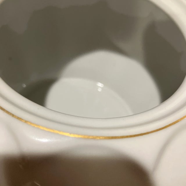 Laura Ashley 1970s Vintage English Tea Pot Floral on White Ceramic For Sale - Image 9 of 12