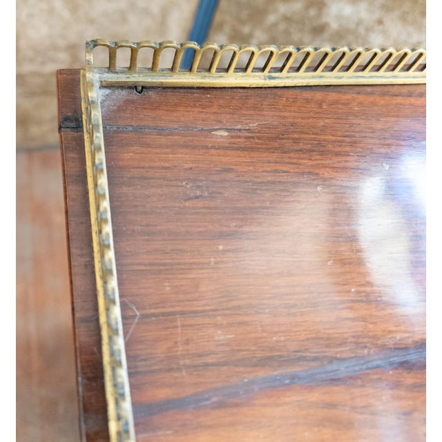 19th Century English Regency Rosewood Etagere Shelf With Gallery For Sale - Image 13 of 18