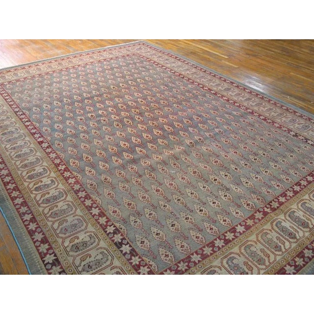 1910s Early 20th Century N. Indian Amritsar Carpet ( 9'9" x 13'4" - 297 x 406 ) For Sale - Image 5 of 12