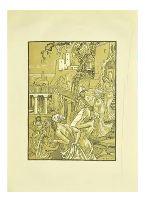 Ferdinand Bac, The Carriers of the Amphorae, Lithograph, 1922