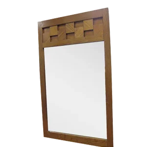 Mid-Century Lane Brutalist Mirror 1960s