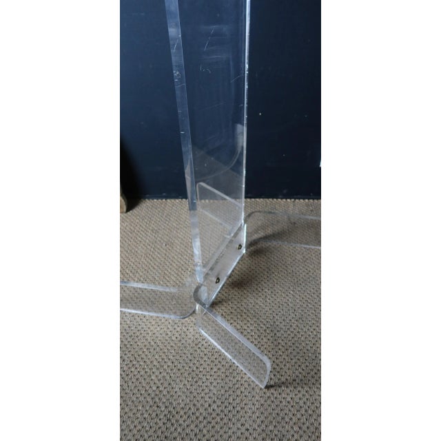 Acrylic Glass Easel, 1980 For Sale - Image 8 of 11