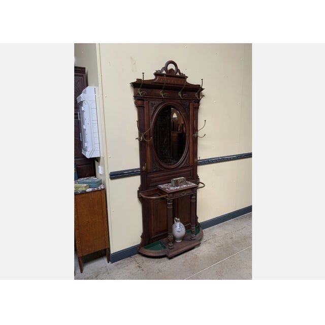 Antique Art Nouveau Wardrobe, 1900 For Sale - Image 16 of 16