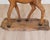 Italian 20th Century Life-Size Walnut Deer Sculpture For Sale - Image 4 of 12