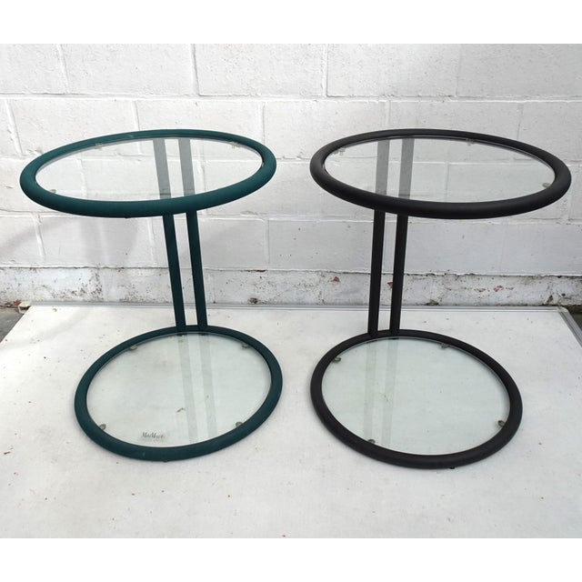 Vintage Metal Side Tables by Mobil Metal, Italy, 1980s, Set of 2 For Sale - Image 15 of 15