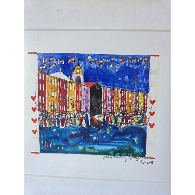 Michel Godjevac, Collages, 2003, Mixed Media, Set of 2 For Sale - Image 5 of 8