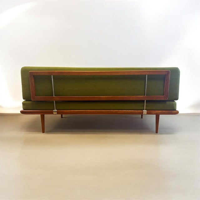 Wood Minerva Sofa by Peter Hvidt & Orla Mølgaard ​​Nielsen for France & Søn / France & Daverkosen, Denmark, 1953 For Sale - Image 7 of 11