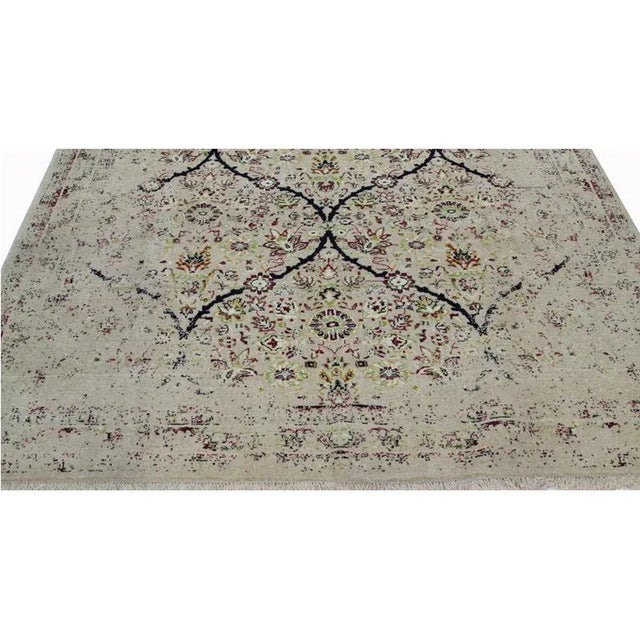 Beige Persian Shiraz Area Rug 6'6"x9'4" For Sale - Image 8 of 11