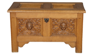 Renaissance Style Chest in Oak, 1940s