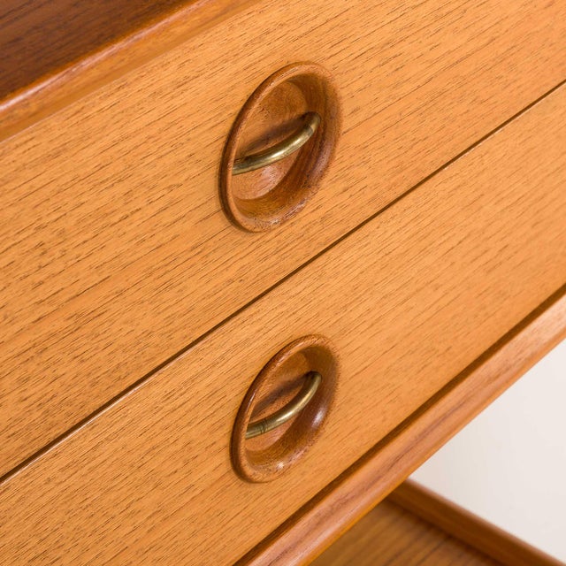 Teak Free Standing Wall Unit by Fredrik A. Kayser for Gustav Bahus, Norway, 1960s For Sale - Image 12 of 18