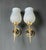 Vintage Wall Sconces in Brass and Opaline Glass from Arlus, 1950s, Set of 2 For Sale - Image 17 of 18