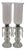 2 Mid Century Etched Glass Crystal Hurricane Candlestick Boudoir Lamps 20" For Sale
