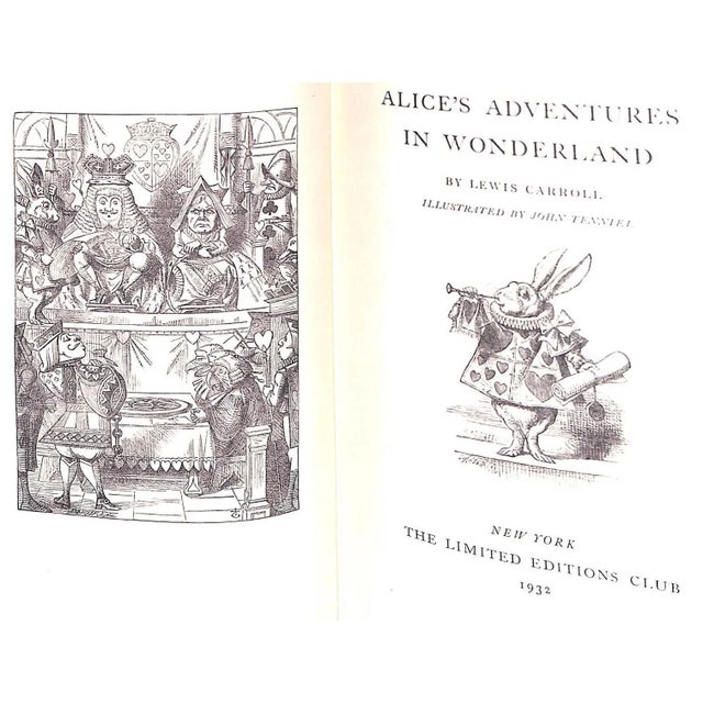 "Alice's Adventures in Wonderland" 1932 Carroll, Lewis For Sale - Image 9 of 12