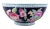 Chinoiserie Vintage Hand Painted Deep Cobalt Blue Porcelain Bowl - 10" For Sale - Image 3 of 11
