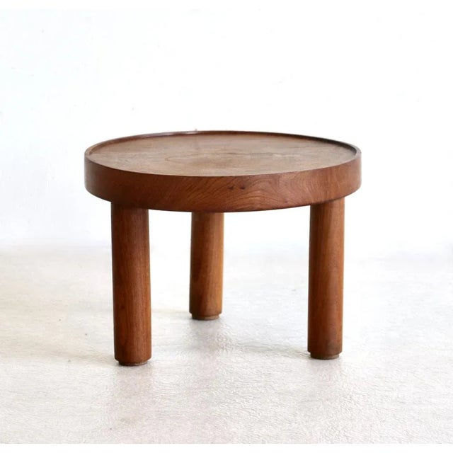 Small Round Side Tables by Mado Jolain and René Legrand, France, 1956, Set of 3 For Sale - Image 6 of 9