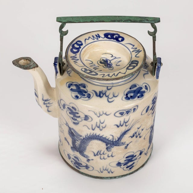 Chinese Vintage Asian Teapot For Sale - Image 3 of 4