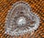 Late 20th Century Waterford Crystal Ireland Heart Shaped Ring Holder, Ring Dish, Waterford Lead Crystal Wedding Gift Idea....