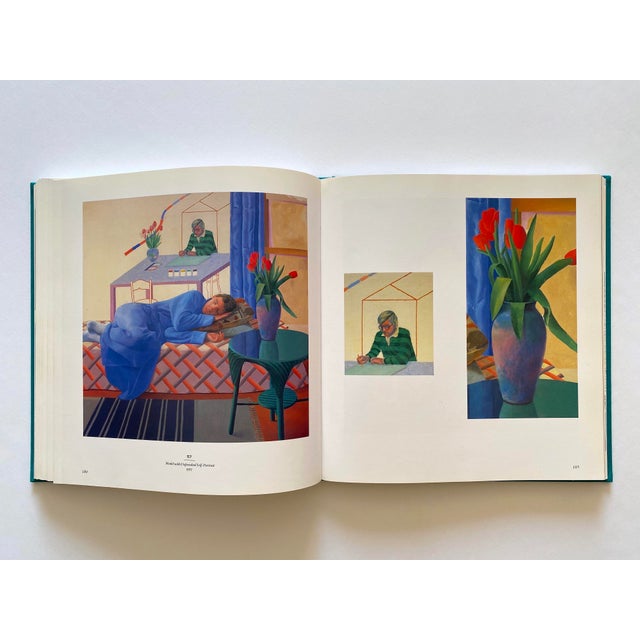 " David Hockney : A Retrospective " Vintage 1988 First Edition Hardcover Pop Art Exhibition Book For Sale - Image 11 of 18