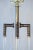 Deco Glass Rods Bronze Table Lamps with Cast Marble Bases - a Pair For Sale - Image 10 of 11