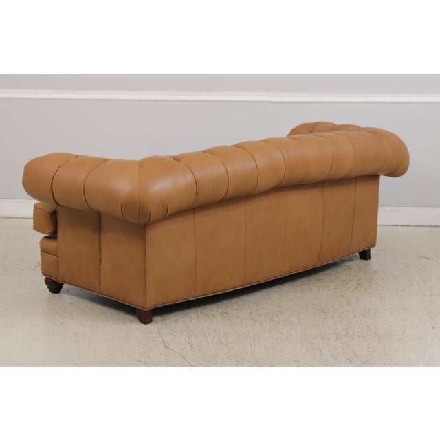 2020s Maitland Smith Ra-324 Washington Leather Sofa For Sale - Image 5 of 18