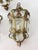Vintage Wall Lamps and Pendant Light in Decorated Wrought Iron, 1950s, Set of 3 For Sale - Image 11 of 12