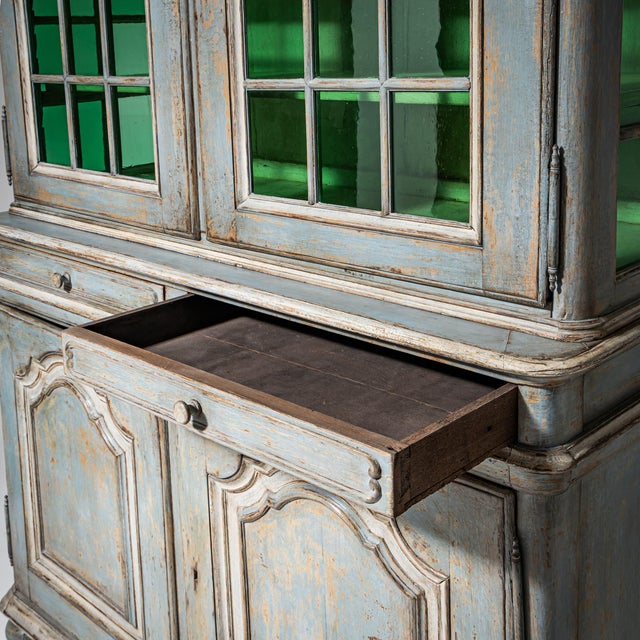 Wood Display Cabinet, Late 18th-Early 19th Century For Sale - Image 7 of 8
