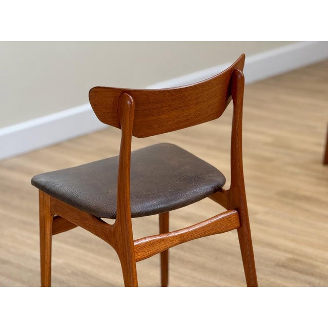 Vintage Danish Teak Dining Chairs by Schiønning & Elgaard for Randers Møbelfabrik, 1960s, Set of 6 For Sale - Image 6 of 15