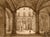 An original c.1829 watercolour painting – Friedrich Wilhelm Moritz, Courtyard of Palazzo Vecchio, Florence. An exquisite...
