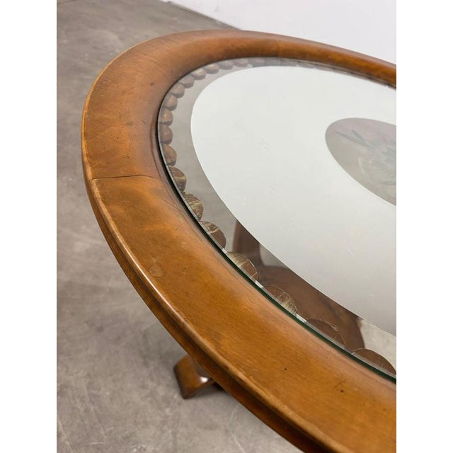 1940s Art Deco Glass and Mirror Top Coffee Table, 1940s For Sale - Image 5 of 10