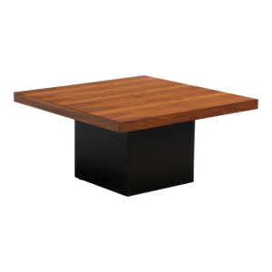 Mid Century Milo Baughman Thayer Coggin Walnut Coffee Table Square Unmarked 1950s