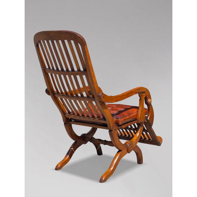Wood Antique Walnut Reclining Armchairs, 1860, Set of 2 For Sale - Image 7 of 17
