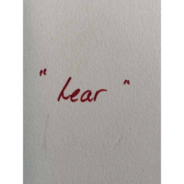 Maroon Original Watercolor Painting by California Artist George De Groat For Sale - Image 8 of 11